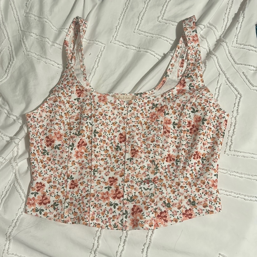altard state floral corset top